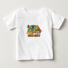Bebé Diseño de camiseta del Faraón de dibujos animados