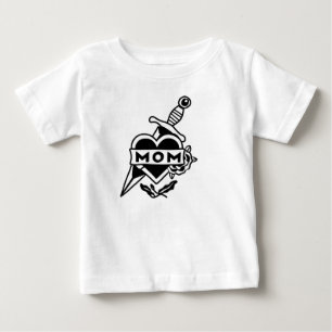 Bebé Diseño de camiseta Flash Tattoo inspirada en el ma