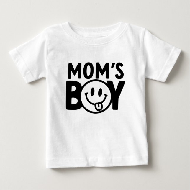 Bebé Diseño de camiseta para chico de mamá (Anverso)
