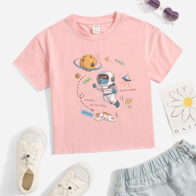 Bebé Diseño de camiseta vectorial espacial y tendencias (Subido por el creador)