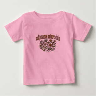 Bebé Diseño de camiseta Vintage Soft Mama Nature Club