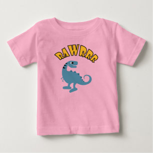 Bebé Diseño de Dinosaurios Bebés - Camiseta Bella Jerse