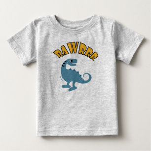 Bebé Diseño de Dinosaurios Bebés - Camiseta Bella Jerse