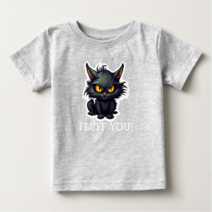 Bebé Diseño de gato negro para bebés - Camiseta de Jers
