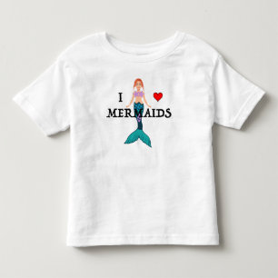Bebé Diseño de Me Encantan las Sirenas - Camiseta de Je