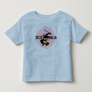 Bebé Diseño de Taco Ninja - Camiseta Toddler Fine Jerse