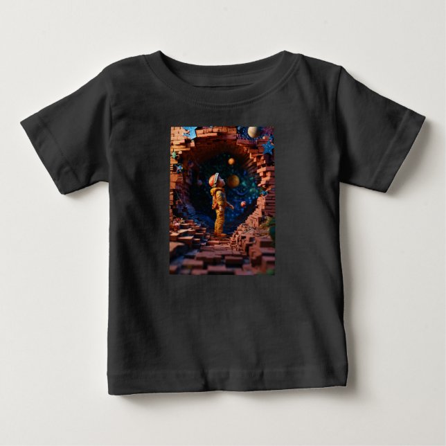 Bebé "Diseño del tatuaje de la camiseta para bebés de e (Anverso)