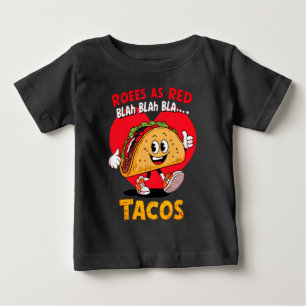 Bebé Diseño divertido de camiseta de taco para amantes