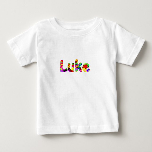 Bebé Diseño personalizado de camiseta de Luke (Anverso)