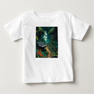Bebé Diseños elegantes de camiseta con contorno de plum