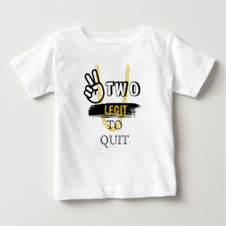 Bebé DOS LEGITOS PARA RENUNCIAR A LA camiseta de 2º cum