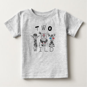 Bebé Dos Salvajes   Camiseta de 2º Cumpleaños