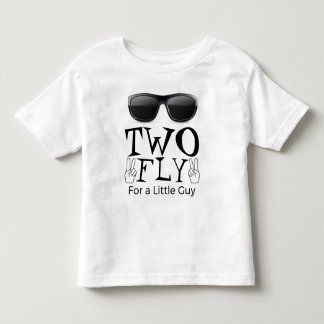 Bebé Dos vuelos por una camiseta de tipo pequeño