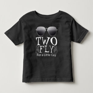 Bebé Dos vuelos por una camiseta de tipo pequeño