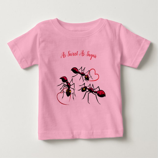 Bebé Dulce y Lindo - Bodysuit de camiseta para beb (Anverso)