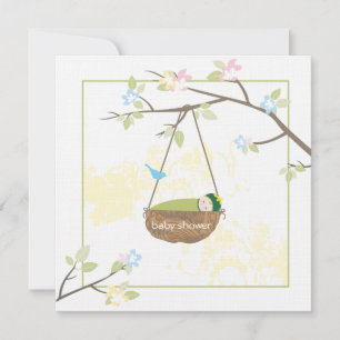Bebé durmiente - invitación de Baby Shower