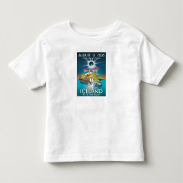 Bebé eclipse total de 2026 en Islandia - camiseta