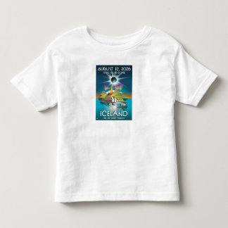 Bebé eclipse total de 2026 en Islandia - camiseta