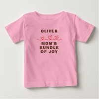 El bulto de Alegría de la camiseta de mamá