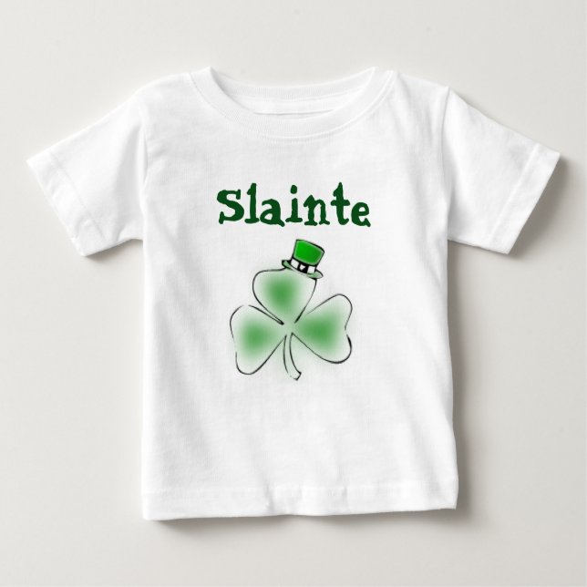 Bebé El día de St Patrick embroma la camiseta (Anverso)