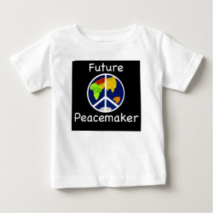 Bebé El pacificador futuro embroma la camiseta larga de