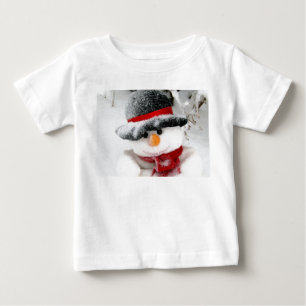 Bebé Embroma la camiseta del muñeco de nieve