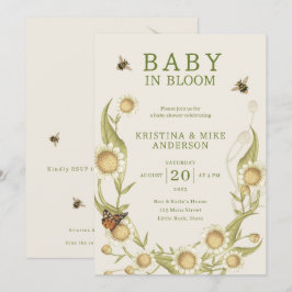 Bebé en Bloom QR Código Invitación a la ducha