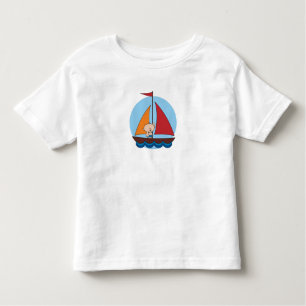 Bebé en camiseta gráfica del velero
