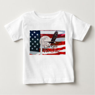 Bebé En Dios confiamos en la camiseta de los niños