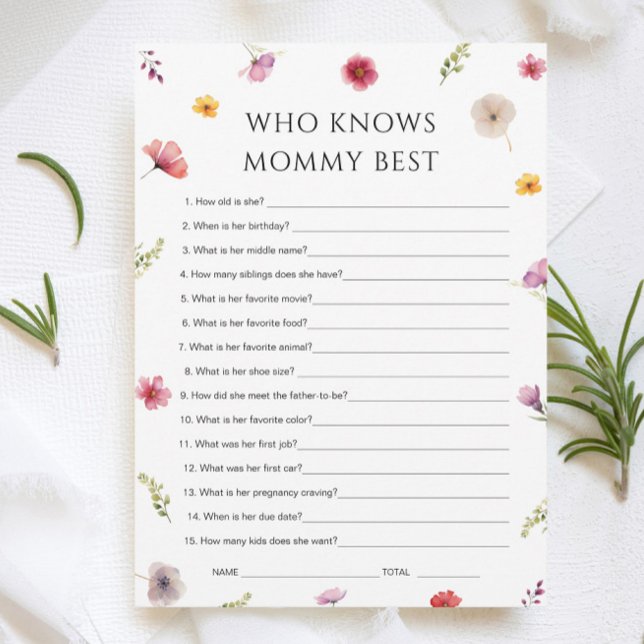 Bebé en ducha de flores que conoce la tarjeta de j (Subido por el creador)