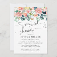Bebé en Flor | Invitación a Baby Shower Virtual