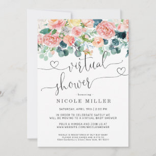 Bebé en Flor   Invitación a Baby Shower Virtual