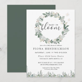 Bebé en Flor | Invitación de Baby Shower de Floral