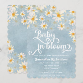 Bebé en la invitación de Baby Shower de Bloom Dais