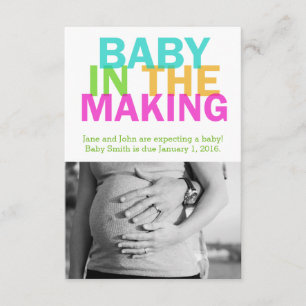 BEBÉ EN LA invitación DEL embarazo