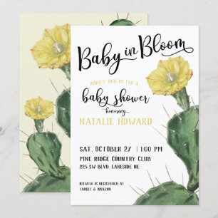 Bebé en sangre exitosa invitación a Baby Shower