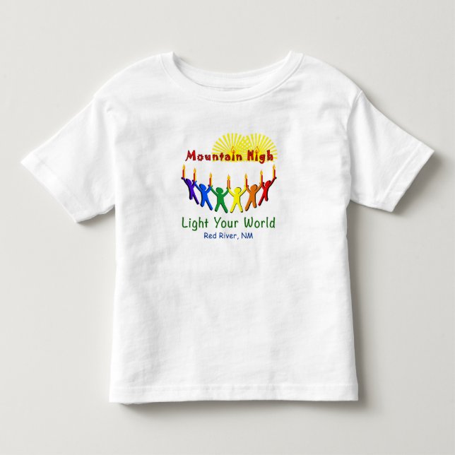 Bebé Encienda camiseta del niño de la montaña del mundo (Anverso)