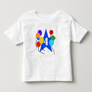 Bebé Eres la camiseta y regalo de cumpleaños número 4 d