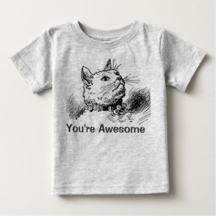 Bebé Eres un horrible niño con la camiseta de diseño de
