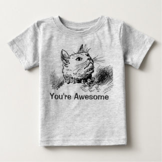 Bebé Eres un horrible niño con la camiseta de diseño de