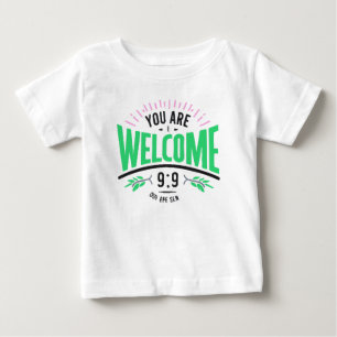 Bebé eres una camiseta de bienvenida para bebés