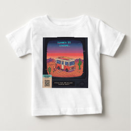 Bebé Error de verano retro 404 camiseta | Glitch Art