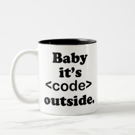 Bebé es código fuera de la taza
