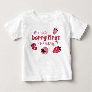 Bebé Es mi camiseta del primer cumpleaños de Berry