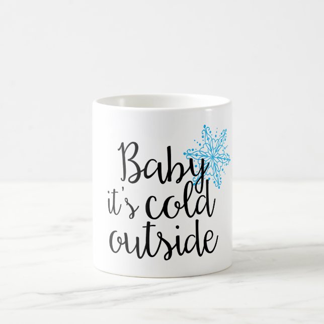 Bebé es taza de café exterior fría 11oz (Centro)