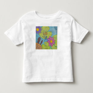 Bebé Escena de estanque (blanco) - Camiseta para niños 