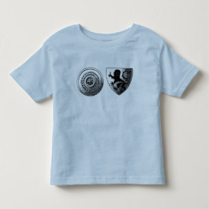 Bebé Escudo medieval de la camiseta de un niño pequeñ
