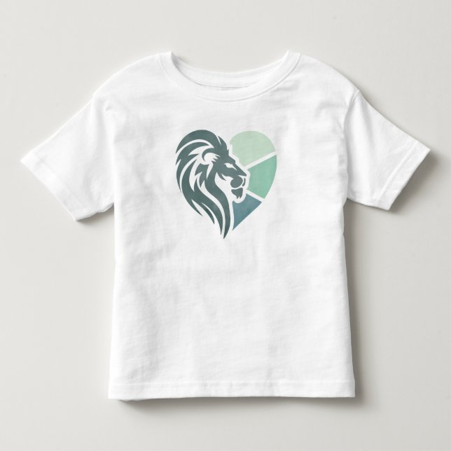 Bebé Esta camiseta de corazón leonero (Toddler) (Anverso)