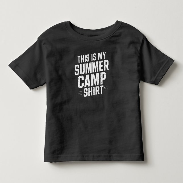 Bebé Esta Es Mi Camiseta De Mi Campamento De Verano Dir (Anverso)