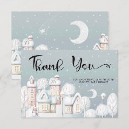 Bebé, está frío fuera de la ducha de bebé, tarjeta